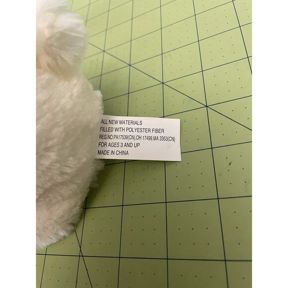 Inter American White Bunny Rabbit Plush Stuffed Animal - Picture 9 of 11